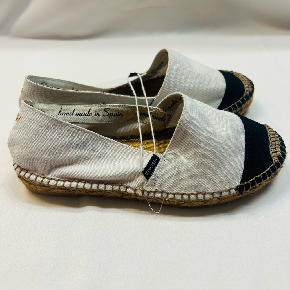 Viscata White and Black Espadrilles Slip On
New Without Box - Picture 2 of 7